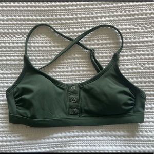 Olive Green Bikini Top